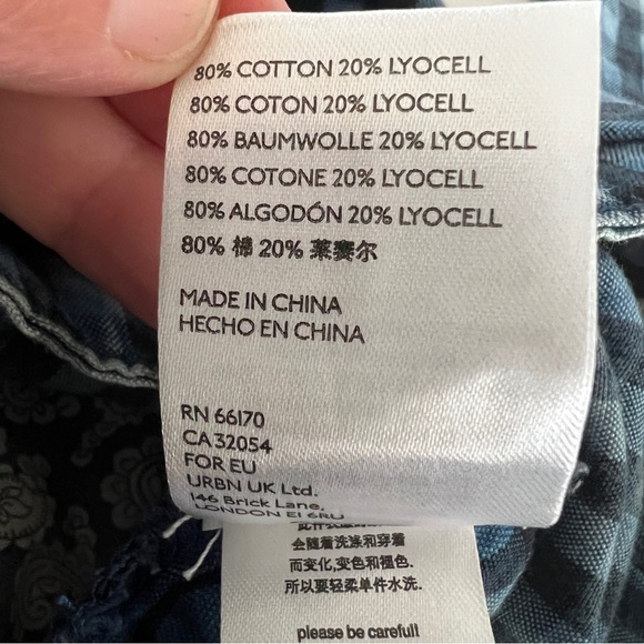 NWT Anthropologie Maeve Avryl Bleached Slim Pants, Sz 6 - Picture 10 of 10